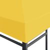 vidaXL Gazebo Top Cover 270 g/m² 4x3 m Yellow