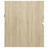 vidaXL Bathroom Furniture Set Sonoma Oak Engineered Wood