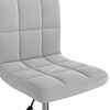 vidaXL Swivel Dining Chair Light Grey Velvet