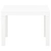 vidaXL Garden Benches 2 pcs White Plastic