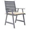 vidaXL Outdoor Dining Chairs with Cushions 4 pcs Solid Wood Acacia
