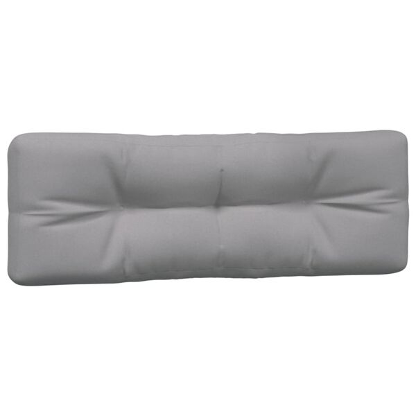 vidaXL Pallet Cushions 3 pcs Grey Fabric