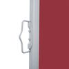 vidaXL Retractable Side Awning Red 100x600 cm