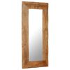 vidaXL Cosmetic Mirror 50x110 cm Solid Acacia Wood