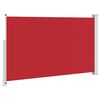 vidaXL Patio Retractable Side Awning 180x300 cm Red