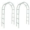 vidaXL Garden Arch | Dark Green | Iron | 2 pieces | Durable | Garden Arch