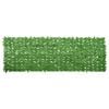 vidaXL Balcony Screen with Green Leaves 300x100 cm