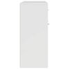 vidaXL Sideboard High Gloss White 88x30x70 cm Engineered Wood