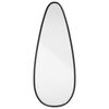 vidaXL Wall Mirror Black 50x20 cm