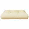 vidaXL Pallet Cushion Cream 60x60x12 cm Fabric
