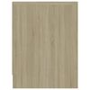 vidaXL Bedside Cabinet Sonoma Oak 40x30x40 cm Engineered Wood