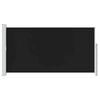 Patio Terrace Side awning 160 x 300 cm Black