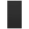 vidaXL TV Cabinet Black 30.5x30x60 cm Engineered Wood