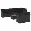 vidaXL Garden Sofa Set | Black