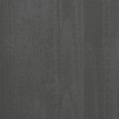 vidaXL Desk HAMAR Dark Grey 113x50x75 cm Solid Wood Pine