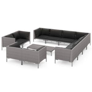 vidaXL Garden Lounge Set | Dark Grey