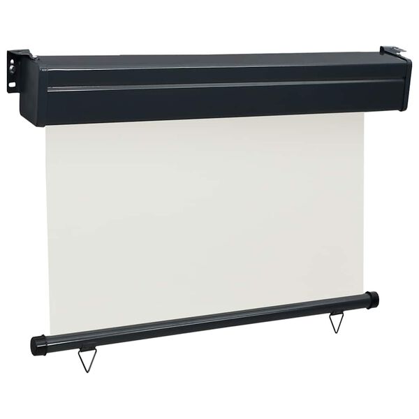 vidaXL Balcony Side Awning 85x250 cm Cream