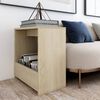 vidaXL Side Table Sonoma Oak 50x26x50 cm Engineered Wood