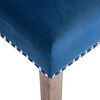 vidaXL Dining Chair Blue Velvet