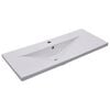 vidaXL Built-in Basin 101x39.5x18.5 cm Ceramic White