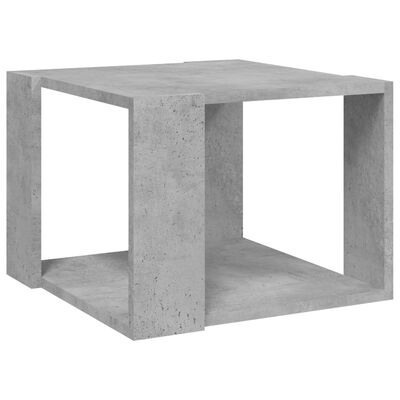 vidaXL Coffee Table Concrete Grey 40x40x30 cm Engineered Wood
