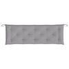 vidaXL Garden Bench Cushion Grey 150x50x7 cm Oxford Fabric
