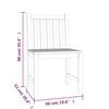 vidaXL 5 Piece Garden Dining Set Solid Wood Teak