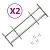 vidaXL Adjustable Security Grilles for Windows 2 pcs 1000-1500 mm