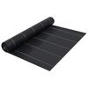 vidaXL Weed & Root Control Mat Black 1x25 m PP