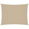 vidaXL Sunshade Sail Oxford Fabric Rectangular 6x8 m Beige