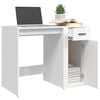 vidaXL Desk White 100x49x75 cm Engineered Wood