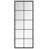 vidaXL Mirror | Black | Metal, Glass | Mirror | Rectangular | Traditional