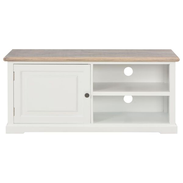 vidaXL TV Cabinet White 90x30x40 cm Wood