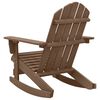vidaXL Garden Rocking Chair Wood Brown