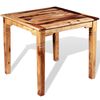 vidaXL Dining Table Solid Acacia Wood 82x80x76 cm