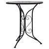 vidaXL Mosaic Bistro Table Grey 61cm Ceramic