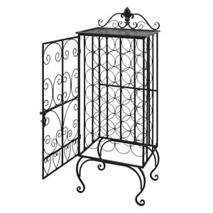 vidaXL Wine Rack for 28 Bottles Metal