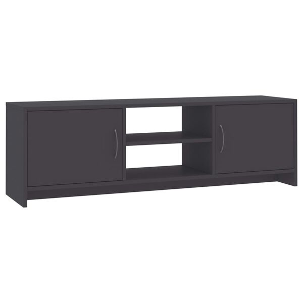 vidaXL TV Cabinet Grey 120x30x37.5 cm Engineered Wood