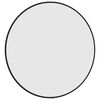 vidaXL Wall Mirror Black &Oslash; 50 cm Round