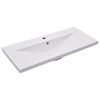 vidaXL Built-in Basin 91x39.5x18.5 cm Ceramic White