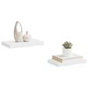 vidaXL Floating Wall Shelves 2 pcs White 40x23x3.8 cm MDF