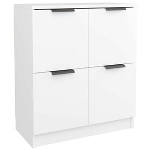 vidaXL Sideboard White 60x30x70 cm Engineered Wood