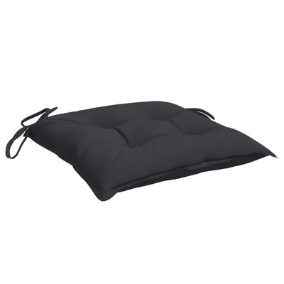 vidaXL Chair Cushions 6 pcs Black 50x50x7 cm Oxford Fabric