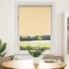 vidaXL Roller blind blackout 84.4x175 cm Fabric Width 80 cm beige