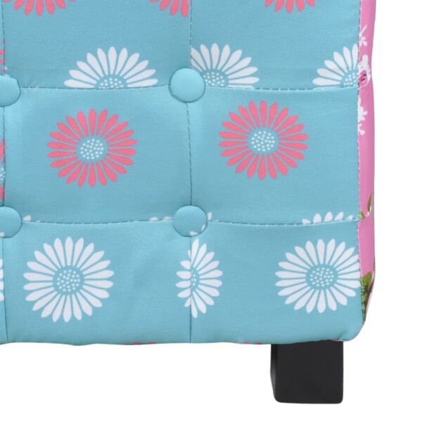 vidaXL Patchwork Foot Stool Hocker Pastoralism Style Quality