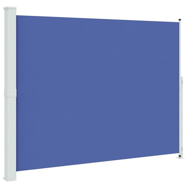 vidaXL Patio Retractable Side Awning 220x300 cm Blue