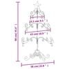 vidaXL Metal Christmas Tree for Decoration Black 90 cm