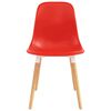 vidaXL Dining Chairs 6 pcs Red 47 x 50.5 x 83 cm