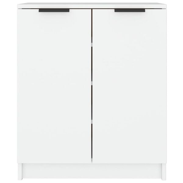 vidaXL Shoe Cabinet White 59x35x70 cm Engineered Wood