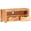 vidaXL TV Cabinet 90x30x40 cm Solid Acacia Wood